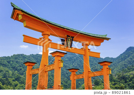 厳島神社の大鳥居 厳島神社の大鳥居 89021861