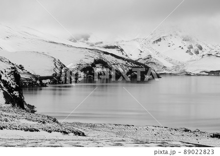 Oskjuvatn lake at Askja, central Iceland landmark Oskjuvatn lake at Askja, central Iceland landmark 89022823