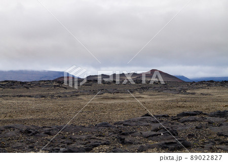 Desolate landscape from Askja caldera area, Iceland Desolate landscape from Askja caldera area, Iceland 89022827