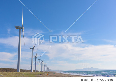 釜谷浜の風車群 釜谷浜の風車群 89022946