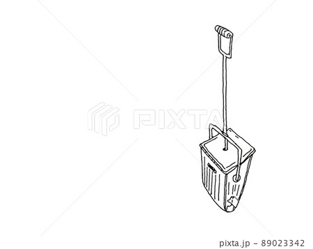 塵取りのペン画イラスト 89023342