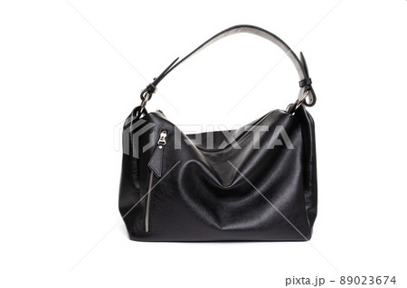 stylish leather women's bag made of soft black leather stylish leather women's bag made of soft black leather 89023674