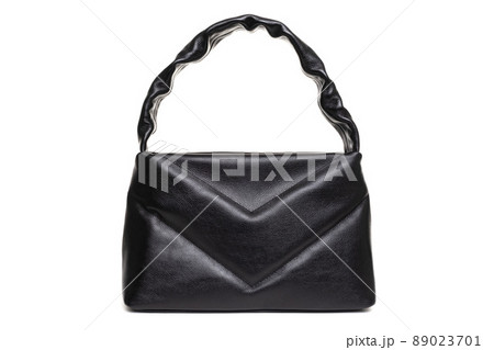 small women's black stylish leather bag 89023701