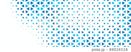 blue halftone banner on white background 89026528