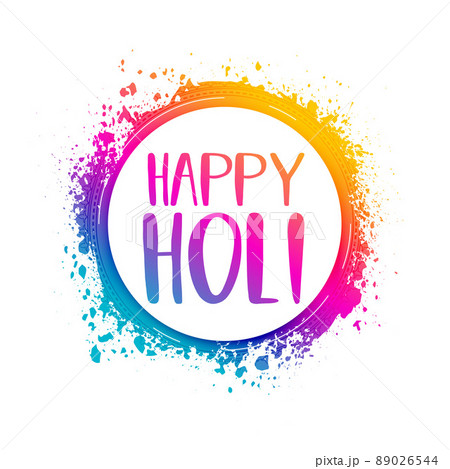 colorful splash happy holi background greeting card design colorful splash happy holi background greeting card design 89026544