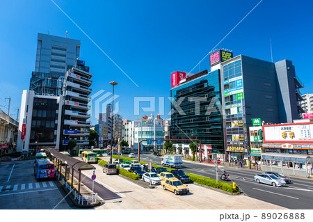 東京都北区 王子駅前の街並み 89026888