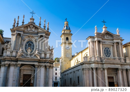 イタリア トリノ サンカルロ広場の教会(サンタ・クリスティーナ教会、サンカルロボロメオ教会) イタリア トリノ サンカルロ広場の教会(サンタ・クリスティーナ教会、サンカルロボロメオ教会) 89027320