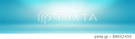 Abstract Luxury gradient Blue background. Smooth Dark blue with Black vignette Studio Banner. 89032450