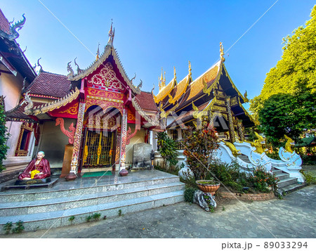 Temple in Mae Hong Son in Thailand 89033294