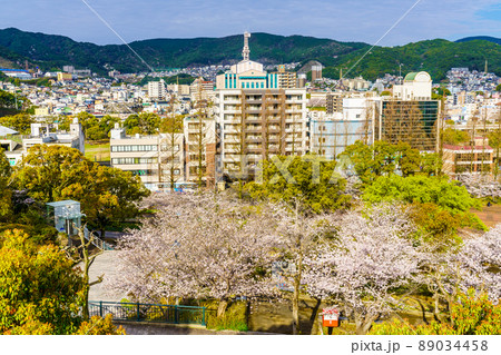 爆心地公園の桜 【長崎県長崎市】 爆心地公園の桜 【長崎県長崎市】 89034458