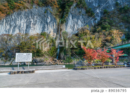 風光明媚な景勝地「秋の井倉峡」 風光明媚な景勝地「秋の井倉峡」 89036795
