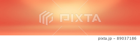 Abstract Orange background layout design,studio,room, web template ,Business report with smooth circle gradient color. 89037186