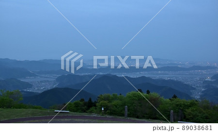 高山市民の森展望台から（静岡市）220423pm6:25 89038681