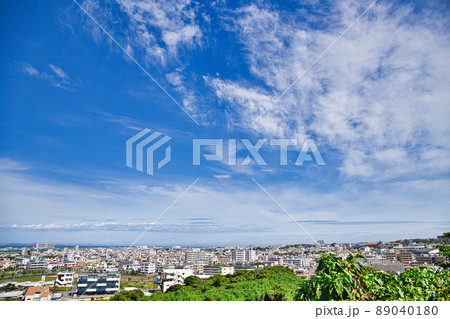 街の風景 環境イメージ（沖縄県糸満市の風景） 89040180