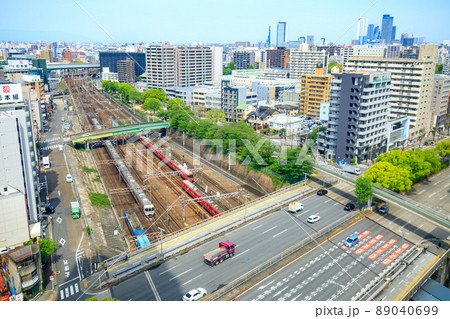 名古屋市熱田区 金山南ビルからの名古屋駅方面の眺め 名古屋市熱田区 金山南ビルからの名古屋駅方面の眺め 89040699