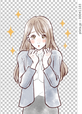 一個用上眼使她的眼睛閃閃發光的女人 89041183