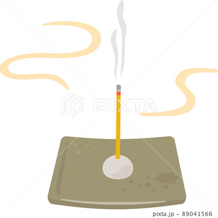 お香立てに立てた線香 お香立てに立てた線香 89041566