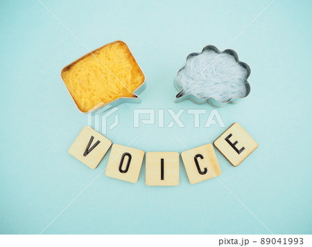 VOICEみんなの声イメージと吹き出し 89041993