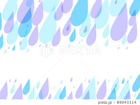青と紫しずくの背景ヨコ 89043314