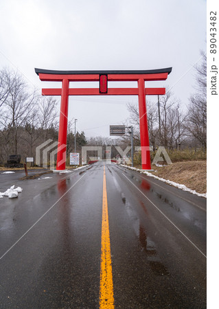 蔵王大権現大鳥居(宮城県蔵王町) 蔵王大権現大鳥居(宮城県蔵王町) 89043482