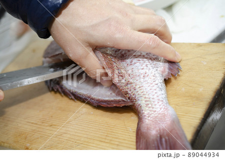 魚をさばく 89044934