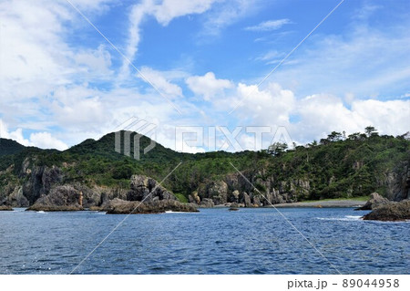 北長門海岸国定公園の風景　青海島（静ヶ浦） 89044958