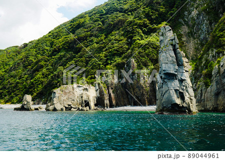北長門海岸国定公園の風景　青海島（男性観音） 89044961