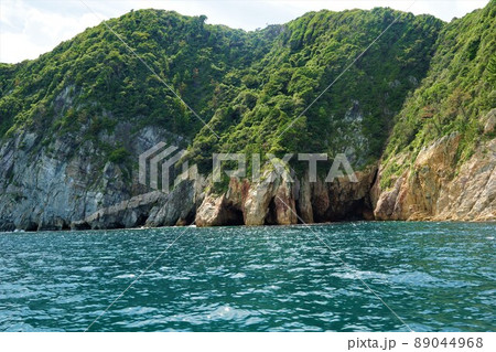 北長門海岸国定公園の風景　青海島（幕岩） 89044968