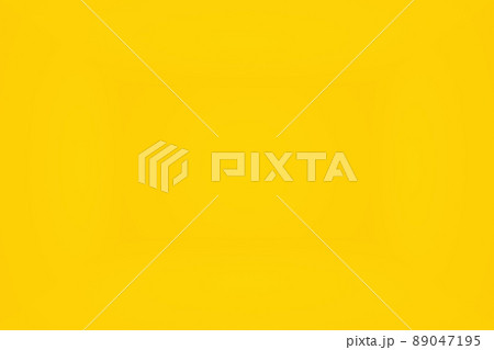 Abstract solid of shining yellow gradient studio wall room background. 3D Room. 89047195