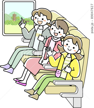 古都を旅する3人の若い女性 89047627