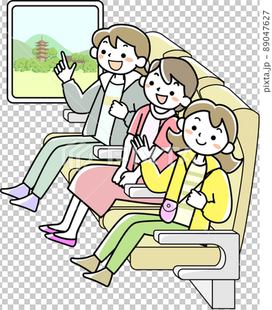 古都を旅する3人の若い女性 89047627