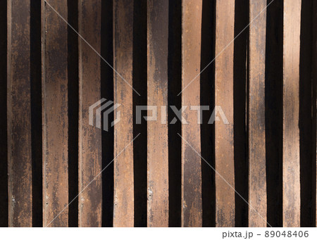 Background of rusty iron strips. 89048406