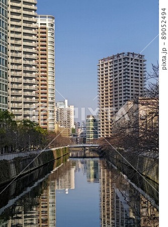 東京都品川区 大崎(おおさき)ビジネス街 大崎駅東口 目黒川御成橋付近 大崎副都心 東京都品川区 大崎(おおさき)ビジネス街 大崎駅東口 目黒川御成橋付近 大崎副都心 89052494
