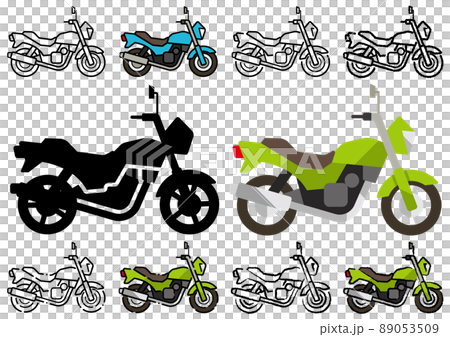 各種風格的圖標（裸車） 89053509