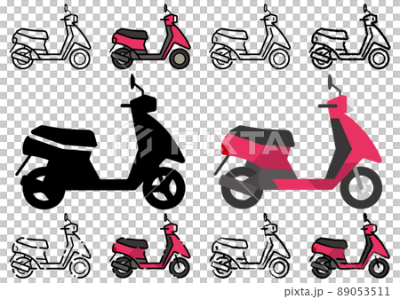 Various icons by style (scooter) 89053511