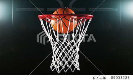 Detail of basketball ball 89053588
