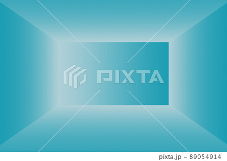 Abstract Luxury gradient Blue background. Smooth Dark blue with Black vignette Studio Banner. 89054914