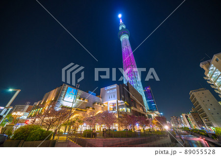 日本の東京都市景観 コロナ禍…。東京スカイツリーや墨田区おしなり公園などを望む=4月10日 日本の東京都市景観 コロナ禍…。東京スカイツリーや墨田区おしなり公園などを望む=4月10日 89055528