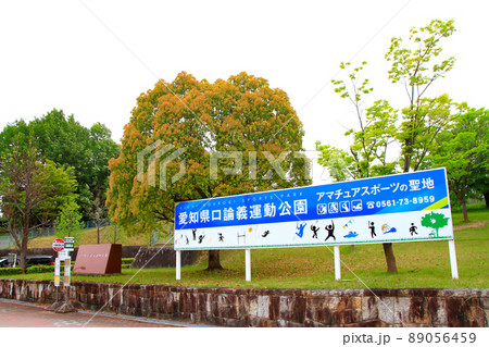愛知県日進市、愛知県口論義運動公園の風景 89056459