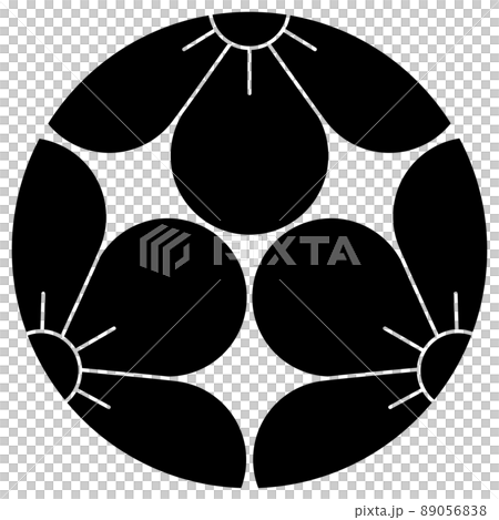 這是一個家族的徽章。它被稱為三片梅。 89056838