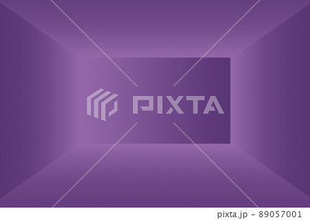 Studio Background Concept - abstract empty light gradient purple studio room background for product. Plain Studio background. 89057001