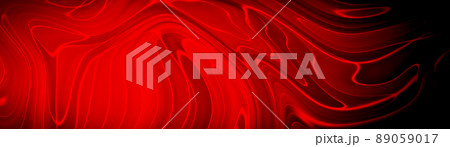 Creative abstract mixed coral color painting with marble effect, panorama 89059017