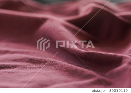 closeup shot of red wine color ton fabric closeup shot of red wine color ton fabric 89059119