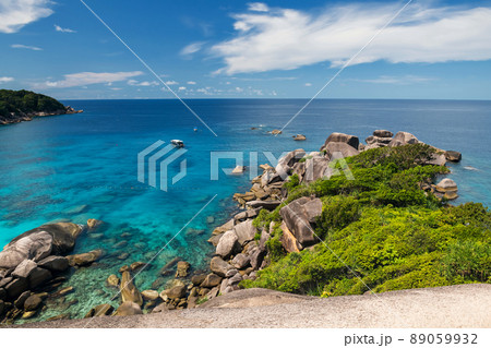 Similan island beautiful top view in summer, Phang Nga 89059932
