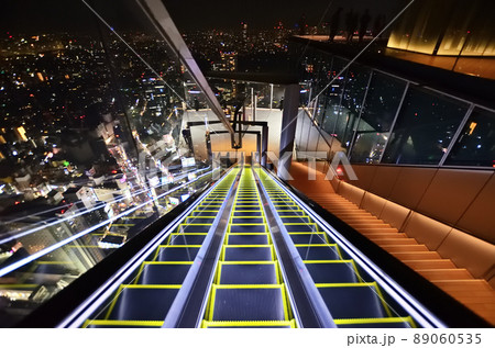 渋谷スクランブルスクエア渋谷スカイ屋上展望施設の夜景 渋谷スクランブルスクエア渋谷スカイ屋上展望施設の夜景 89060535