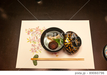 会席料理　吸い物 89060796