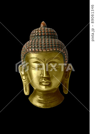 Buddha statue on a white background 89061346