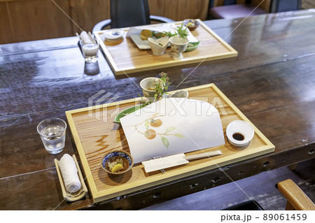 会席料理　先付け 89061459