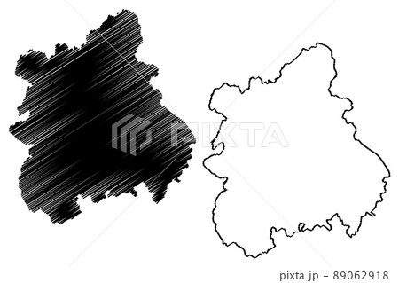 West Midlands Region (United Kingdom, Region of England) map vector illustration, scribble sketch West Midlands map.. West Midlands Region (United Kingdom, Region of England) map vector illustration, scribble sketch West Midlands map.. 89062918