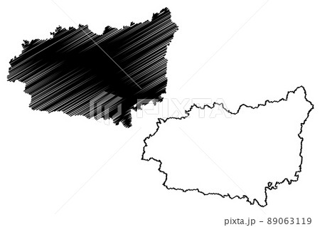 Province of Leon (Kingdom of Spain, Autonomous Community Castile and Leon) map vector illustration, scribble sketch Leon map Province of Leon (Kingdom of Spain, Autonomous Community Castile and Leon) map vector illustration, scribble sketch Leon map 89063119